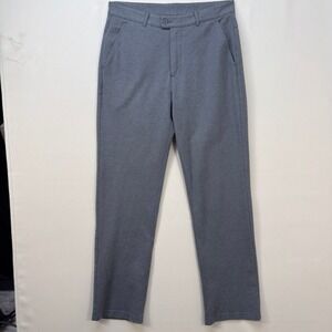 Li-Ning Pants Mens XL Gray Heathered Straight Leg Athleisure Golf Casual XL